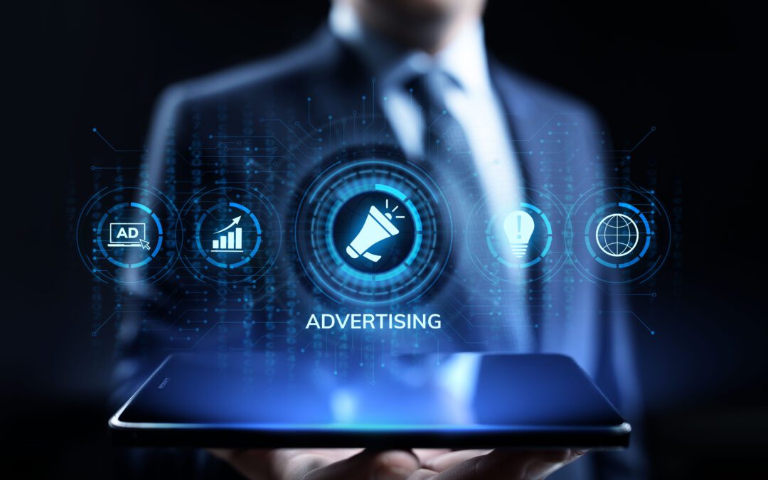 Advertising Marketing Sales Growth Business concept on screen.